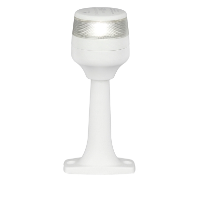 Luz de 360° Hella Marine NaviLED 360 Compact - 2nm - Montaje Fijo de 6" - Blanco